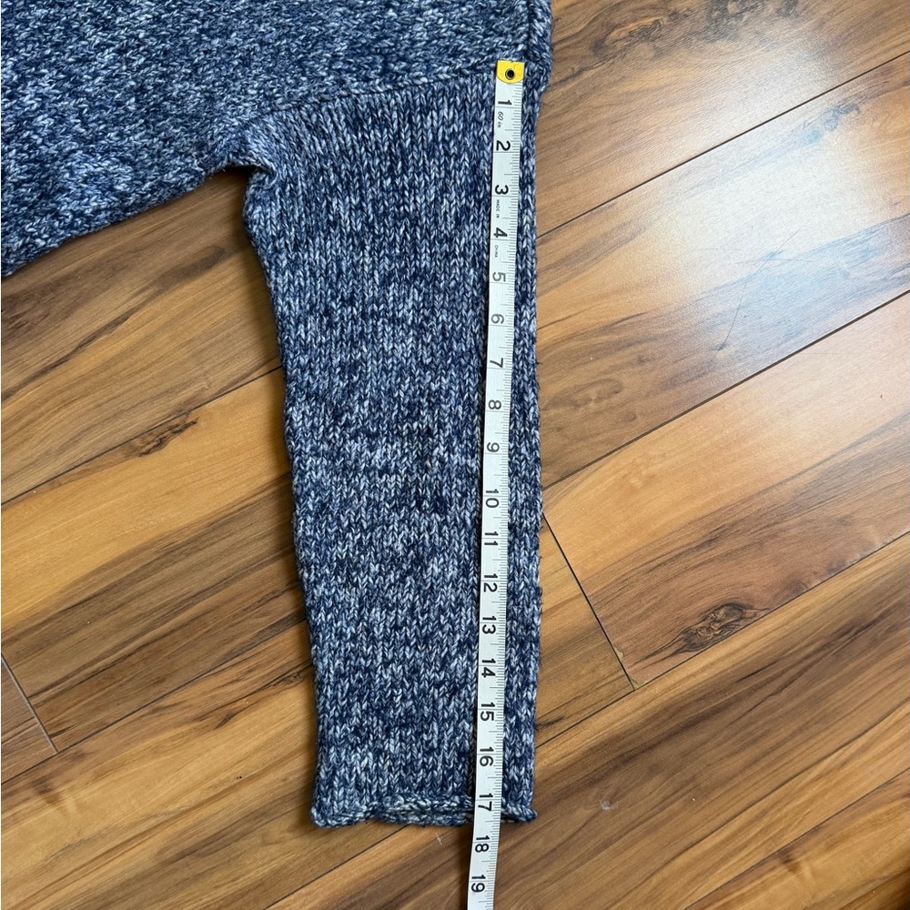 Pure Jill Cozy Blue marled Knit Sweater - Picture 7 of 9